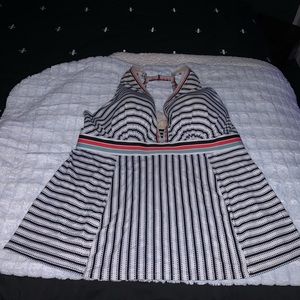 Ladies swim top with built in bra